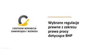 Szkolenie wstępne BHP